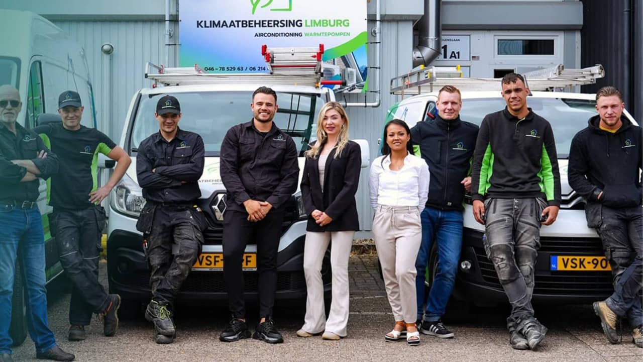 Het team van Klimaatbeheersing Limburg