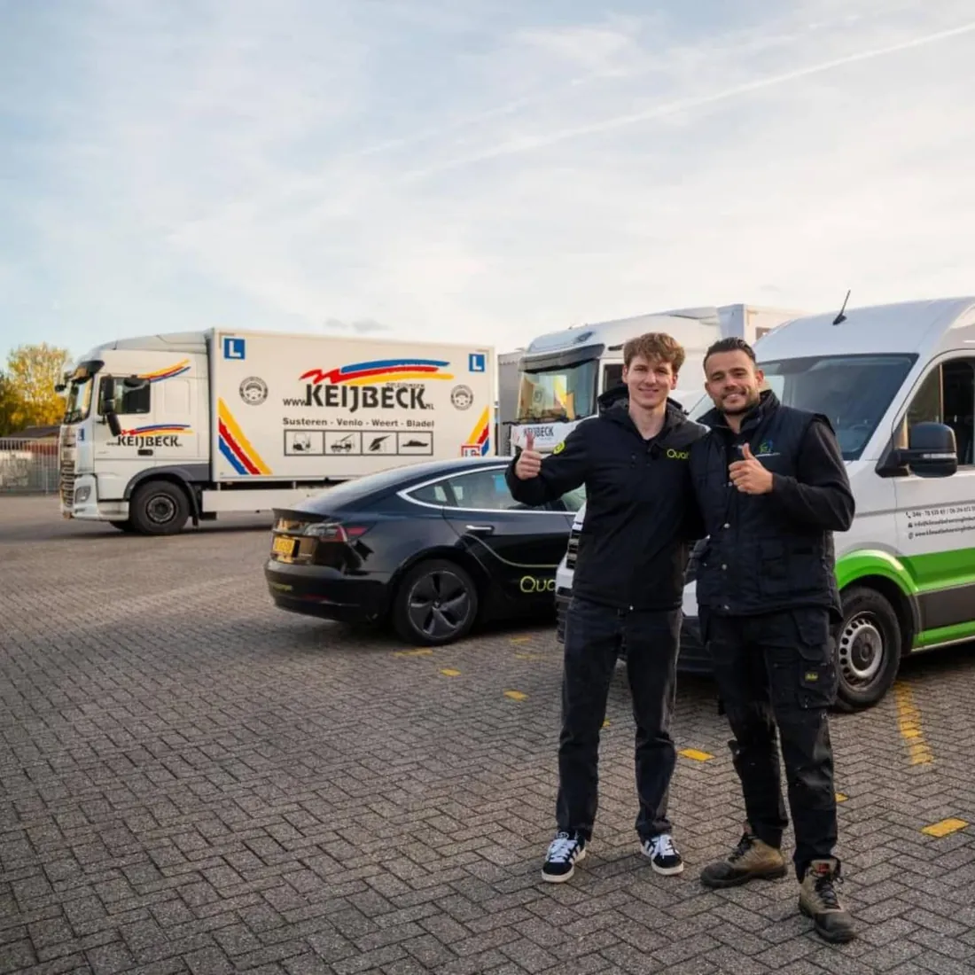 Het team van Klimaatbeheersing Limburg bij Keijbeck Opleidingen